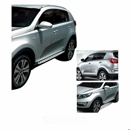 Kia Sportage uyumlu yan basamak marşbiyel koruma 2010-2015 arası modeller