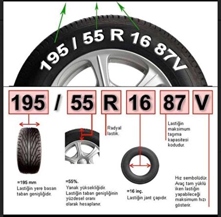 235-75-17.5 Ebatlarına Uyumlu 4x4 Karmatik Kar Patinaj Zinciri Space