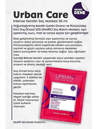 Urban Care Intense Keratin Saç Maskesi 50 Ml