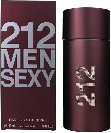 Carolina herrera 212 sexy men erkek parfümü 100 ml