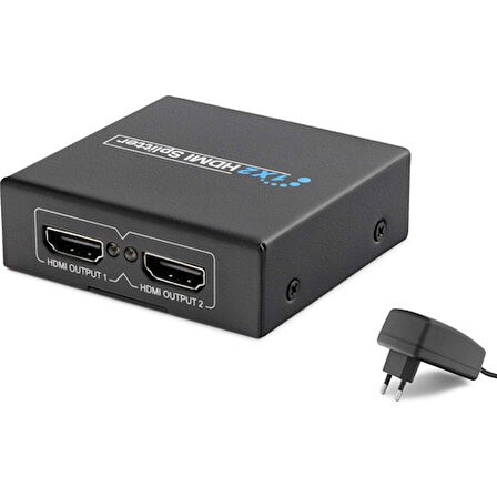 Hadron HDMI Splitter 1.4V 1080P 3D 1 Giriş 2 Çıkış Hadron HDX-1284