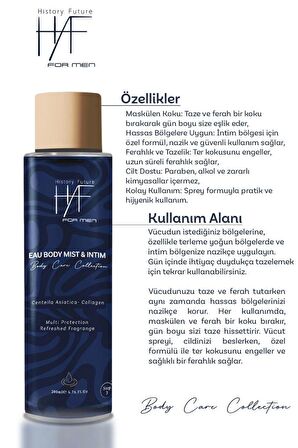 İntim Özel Bölge Temizleyici Kötü Koku Giderici Ferahlatıcı Erkek Vücut Spreyi 200 ml