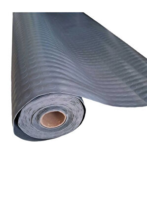 Pvc Paralı Muşamba Gri 2 x 1 Metre Zemin Muşambası Zemin Döşeme Paspas Otomobil Araç Döşemesi Kaplama Para Desenli