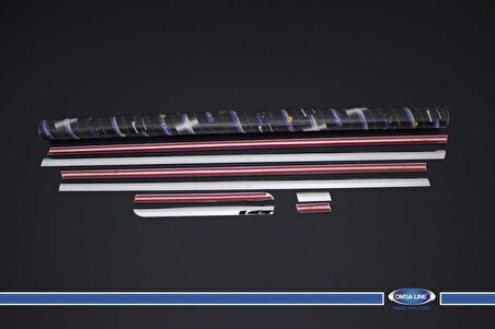 Citroen C4 Krom Cam Çıtası 8 Parça 2004-2010 Arası