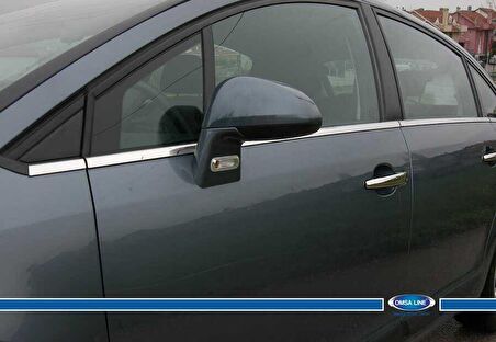 Citroen C4 Krom Cam Çıtası 8 Parça 2004-2010 Arası