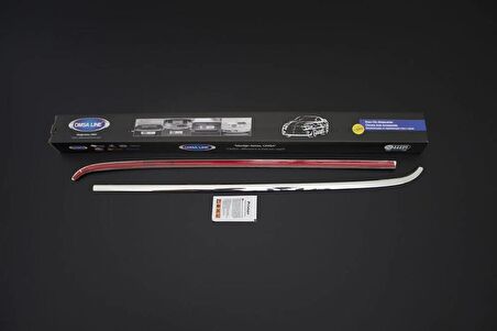 Citroen Berlingo 2 Krom Cam Çıtası 2 Parça 2008-2018 Arası