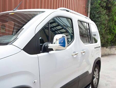 Citroen Berlingo Krom Ayna Kapağı 2 Parça Abs 2008 ve Sonrası