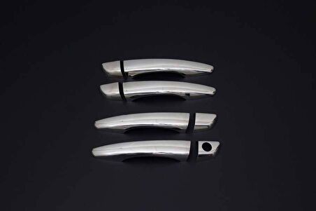 Citroen Jumpy 3 Krom Kapı Kolu 4 Kapı 8 Parça Sensörsüz 2017 ve Sonrası