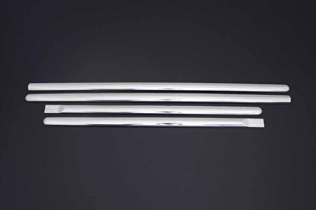 Dacia Logan FAZ 2 Krom Yan Kapı Çıtası 4 Parça 2008-2017 Arası