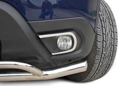 Dacia Duster Krom Sis Farı Çıtaları 2 Parça 2018 ve Sonrası