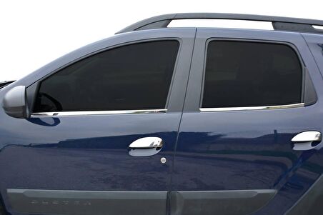 Dacia Duster Krom Cam Çıtası 4 Parça 2018 ve Sonrası