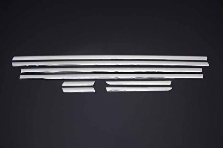 Fiat Linea Krom Cam Çıtası 8 Parça 2007 ve Sonrası