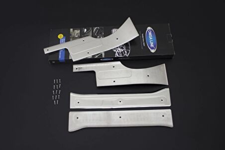 Fiat Fiorino Krom İç Kapı Eşiği 4 Parça 2007 ve Sonrası