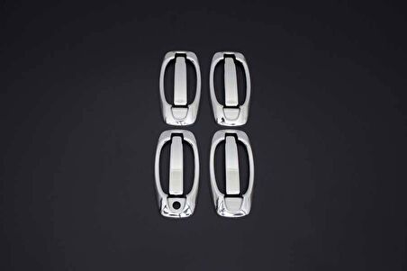 Fiat Doblo Krom Kapı Kolu 4 Kapı 8 Parça Set 2010-2014 Arası