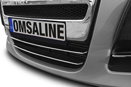 Fiat Doblo Krom Ön Tampon Çıtası 2 Parça 2010-2014 Arası