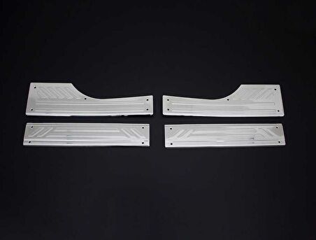 Fiat Doblo Krom İç Kapı Eşiği 4 Parça 2010 ve Sonrası