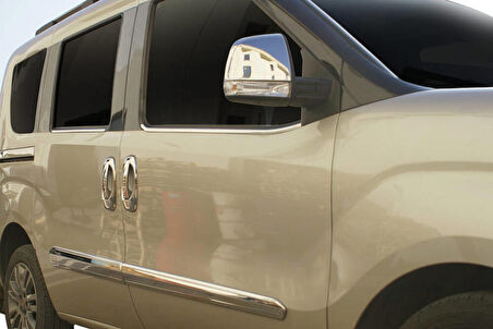 Fiat Doblo Krom Cam Çıtası 4 Parça 2010 ve Sonrası
