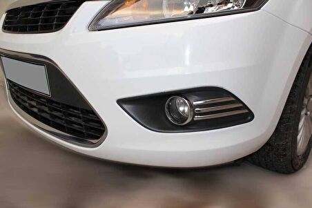 Ford Focus 2 HB Krom Sis Farı Kaşları 6 Parça 2008-2011 Arası