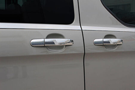 Ford Tourneo Custom Krom Kapı Kolu 4 Kapı 8 Parça 2012 ve Sonrası