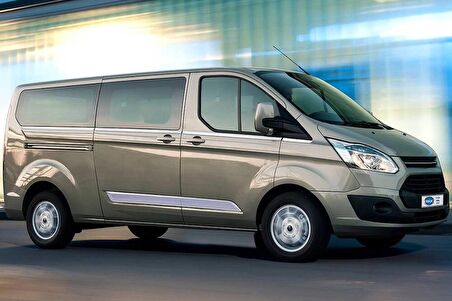Ford Tourneo Custom Krom Cam Alt Çıtası 8 Parça Kısa Şase 2012 ve Sonrası