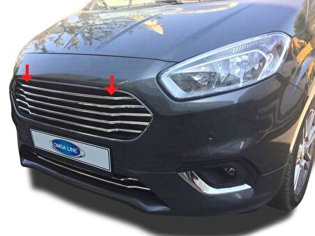 Ford Courier Krom Ön Panjur 5 Parça 2018 ve Sonrası