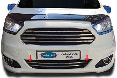 Ford Courier Krom Ön Tampon Çıtası 2 Parça 2014-2017 Arası