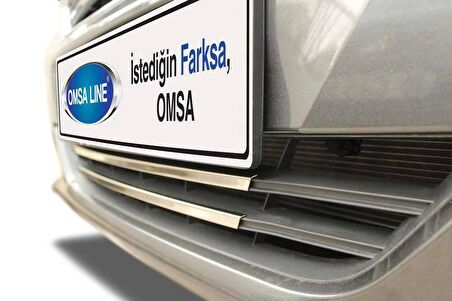 Ford Courier Krom Ön Tampon Çıtası 2 Parça 2014-2017 Arası