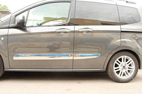 Ford Courier Krom Yan Kapı Çıtası 4 Parça 2014-2017 Arası