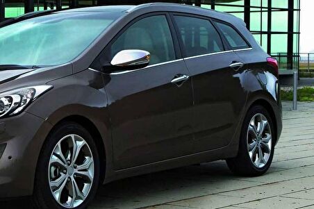 Hyundai i30 SW Krom Cam Çıtası 8 Parça 2012-2016 Arası