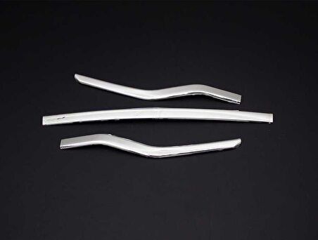 Hyundai i20 Krom Arka Tampon Çıtası 3 Parça 2018-2020 Arası