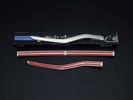 Hyundai i20 Krom Arka Tampon Çıtası 3 Parça 2018-2020 Arası