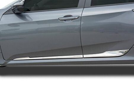 Honda Civic FC5 Krom Yan Kapı Çıtası 4 Parça 2016-2021 Arası