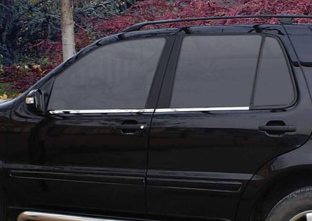 Mercedes W164 Krom Cam Çıtası 4 Parça 2005-2011 Arası