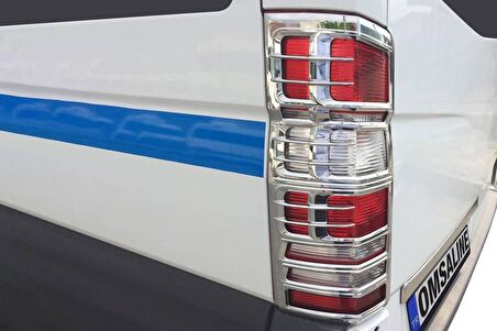 Mercedes Sprinter W906 Krom Stop Çerçevesi 2 Parça ABS 2006 ve Sonrası
