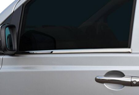 Mercedes Vito W639 Krom Cam Çıtası 2 Parça 2010-2014 Arası