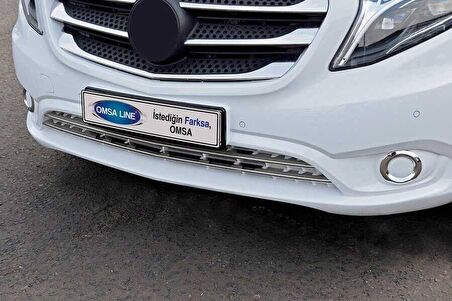 Mercedes Vito W447 Krom Ön Tampon Çıtası Tırtıklı 2014 ve Sonrası