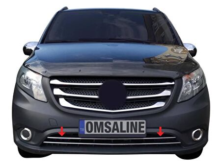 Mercedes Vito W447 Krom Ön Tampon Çıtası 2014 ve Sonrası
