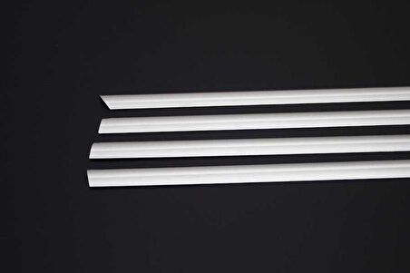 Mitsubishi Lancer Krom Cam Çıtası 4 Parça 2007 ve Sonrası