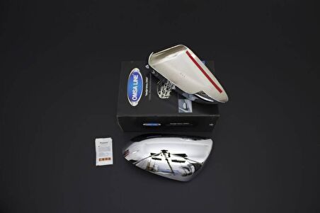 Nissan Qashqai Krom Ayna Kapağı 2 Parça Abs 2010-2014 Arası
