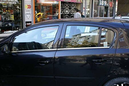 Opel Corsa D Krom Cam Çıtası 4 Parça 2006-2014 Arası