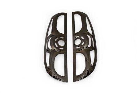 Opel Combo D Siyah Krom Stop Çerçevesi 2 Parça Abs 2011-2018 Arası