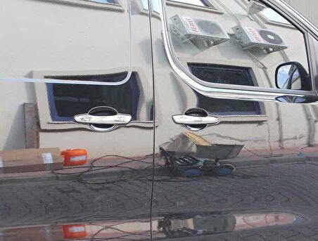 Opel Combo E Krom Kapı Kolu 4 Kapı 8 Parça Çift Delik 2019 ve Sonrası