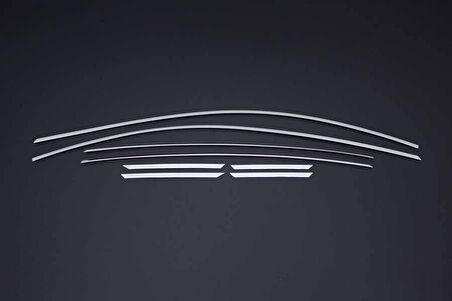 Opel Astra K Krom Üst Cam Çerçevesi 8 Parça 2015 ve Sonrası