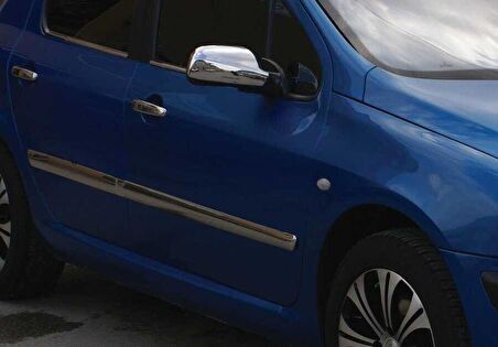 Peugeot 307 HB/SW/CC Krom Ayna Kapağı 2 Parça Abs 2001-2008 Arası