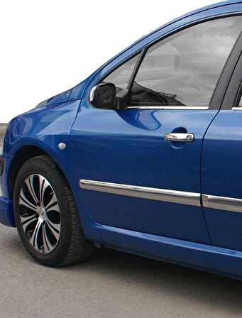 Peugeot 307 HB/SW Krom Cam Çıtası 4 Parça 2001-2008 Arası