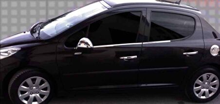 Peugeot 207 Krom Cam Çıtası 4 Parça 2006-2012 Arası