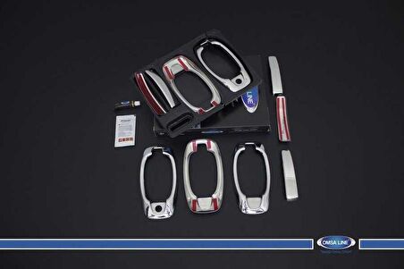 Peugeot Bipper Krom Kapı Kolu 5 Kapı Set 2008 ve Sonrası