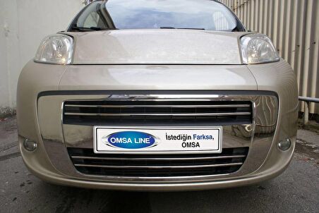 Peugeot Bipper Krom Ön Tampon Çıtası 4 Parça 2008 ve Sonrası