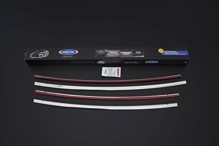 Peugeot Bipper Krom Ön Tampon Çıtası 4 Parça 2008 ve Sonrası