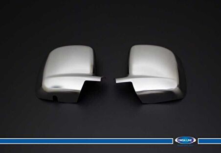 Peugeot Bipper Saten Krom Ayna Kapağı 2 Parça Abs 2008 ve Sonrası